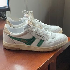 Gola White Leather Sneakers